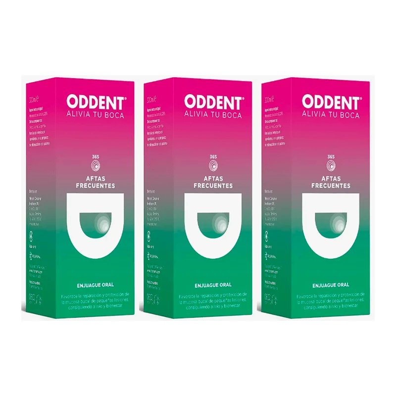 Oddent Triplo clătire orală 3 x 150 ml