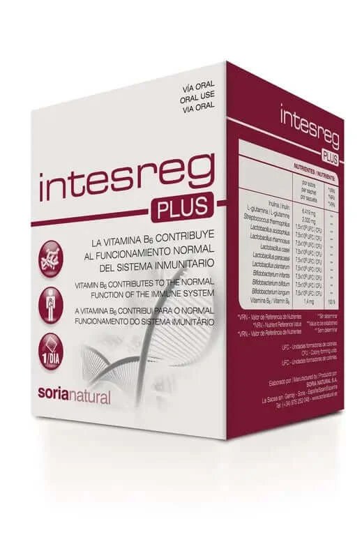 Soria Natural Intesreg Plus, 14 plicuri a 10 Gr