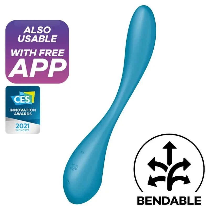 Satisfyer G-Spot Flex 5 Multi Vibrator Albastru