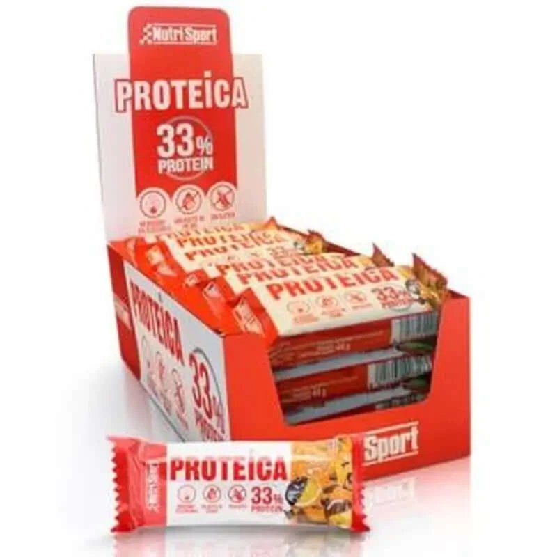 Nutrisport Protein Bar Dark Choco-Orange 24Uds.