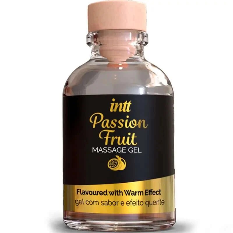 Intt Gel de masaj cu aromă de fructul pasiunii cu efect de încălzire