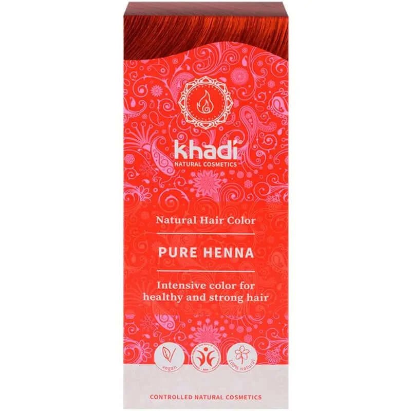 Khadi Henna natural 100% roșu pur , 100 gr