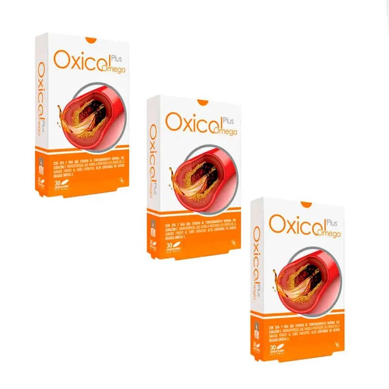 Actafarma Oxicol Plus Omega, pachet 3x30 capsule