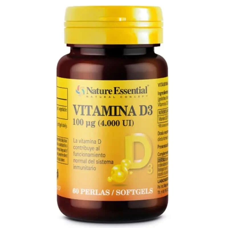Natura Essential Vitamina D3 , 60 perle