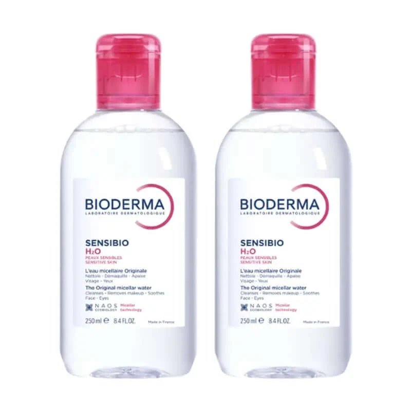 BIODERMA Sensibio H2O Apă micelară, 2x500 Ml