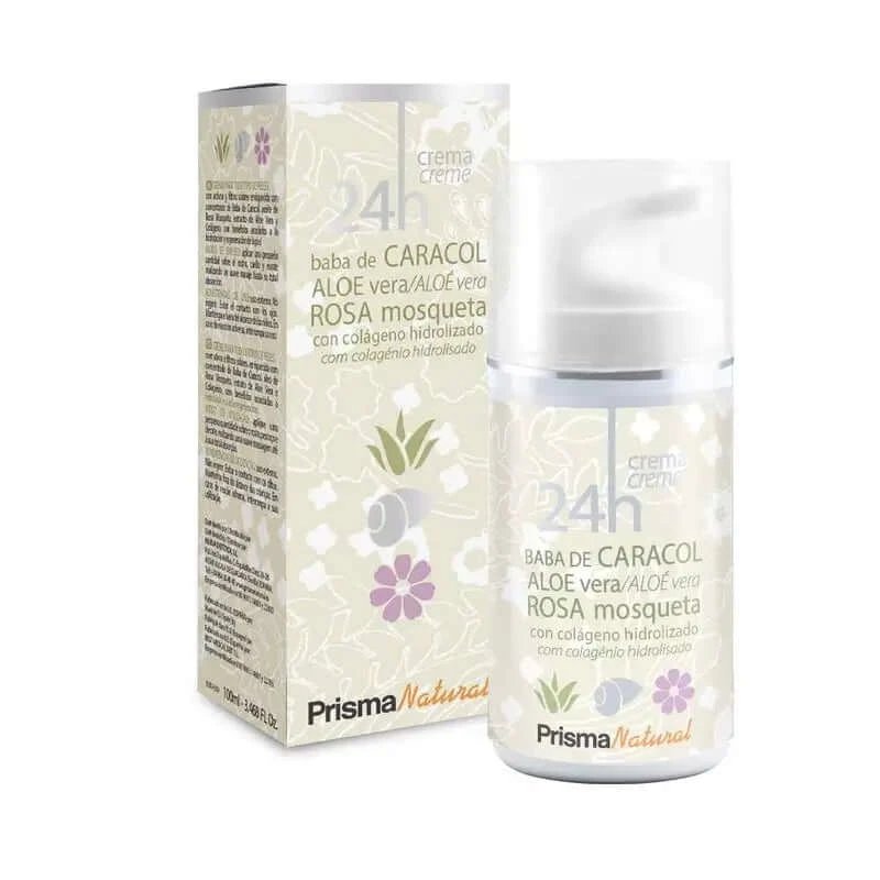 Cremă facială naturală cu mâzgă de melc Prisma, 100 ml