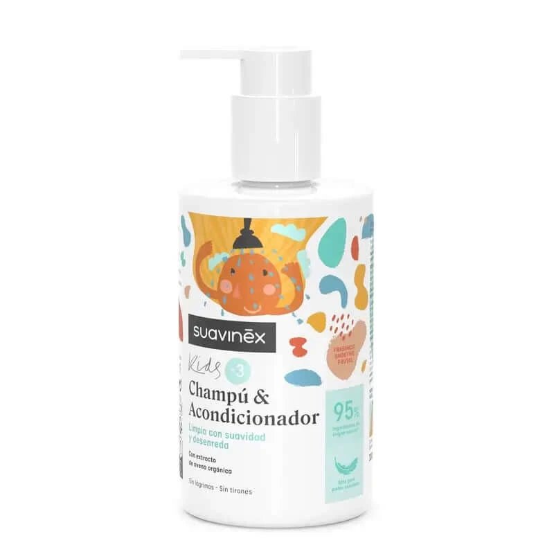 Șampon de condiționare Suavinex 3 până la 10 ani, 300 Ml