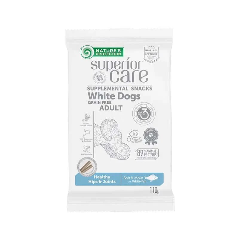 Natures Protection Superior Care White Dogs Snack pentru câini, 110Gr