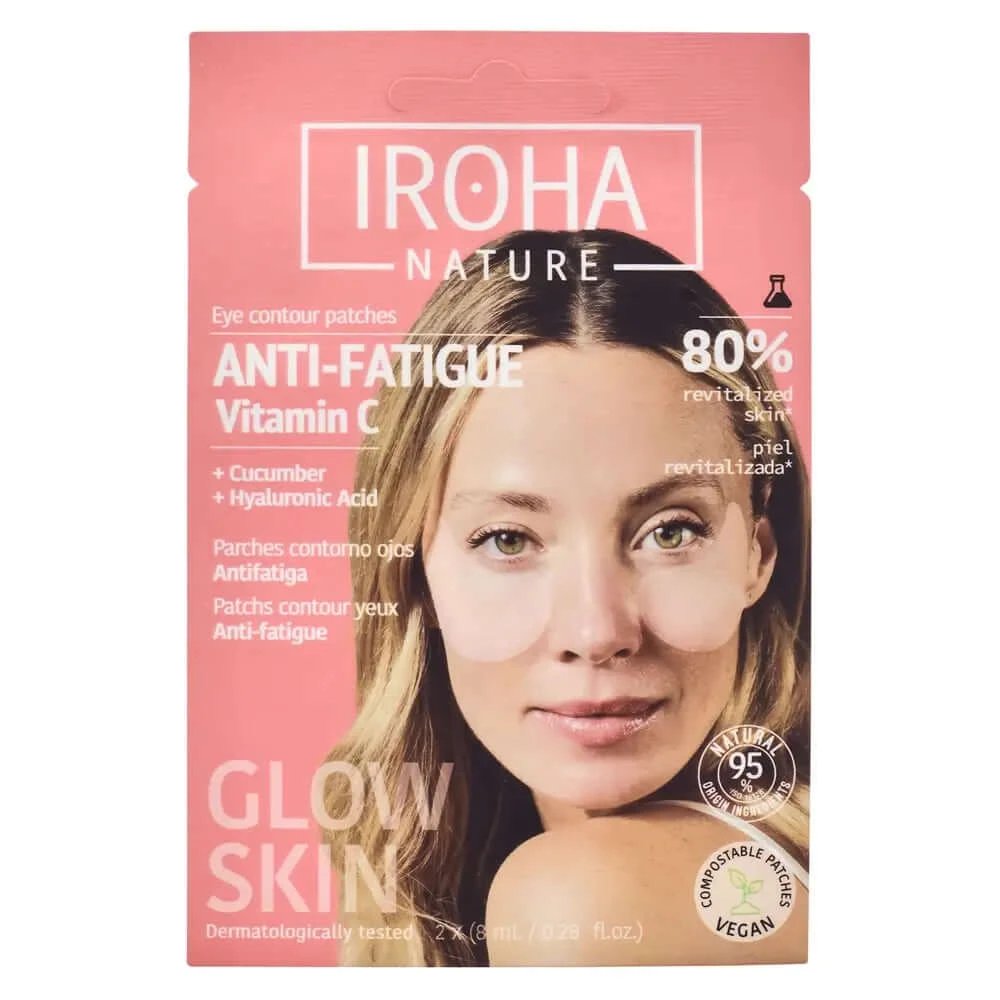 Iroha Nature Plasturi anti oboseală pentru ochi - Vitamina C , 16 (2x8) ml