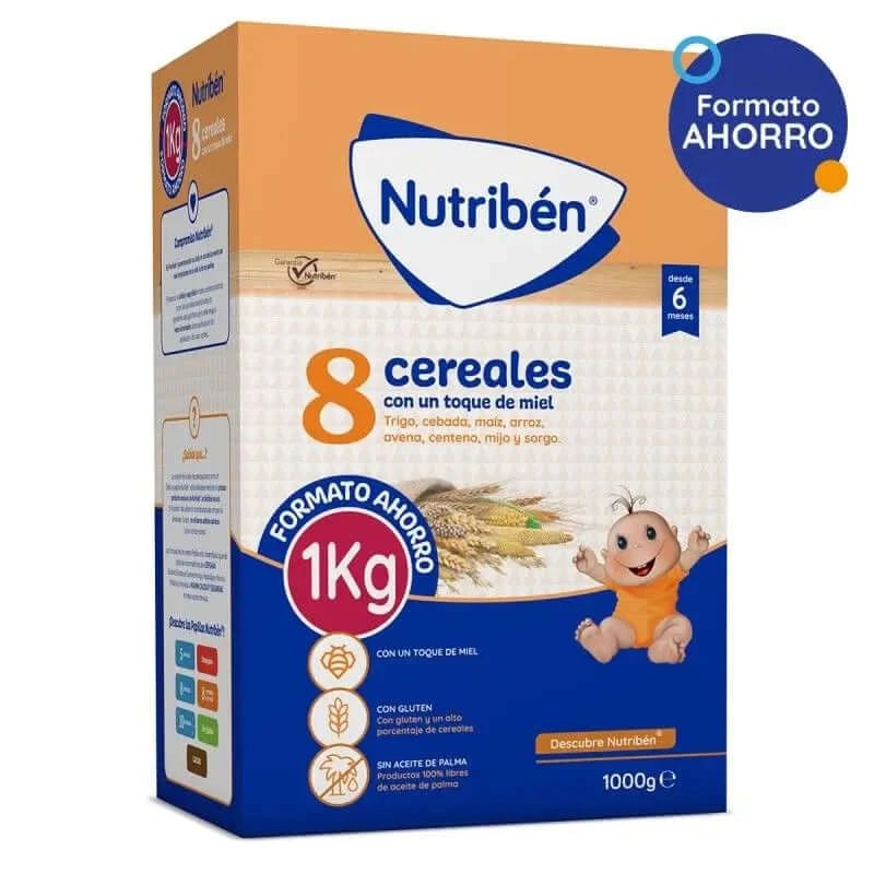 Nutriben 8 Cereale cu o atingere de miere, 1000 g