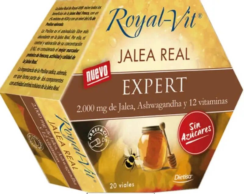 Dietisa Royal Vit Expert fără zahăr, 20 fiole