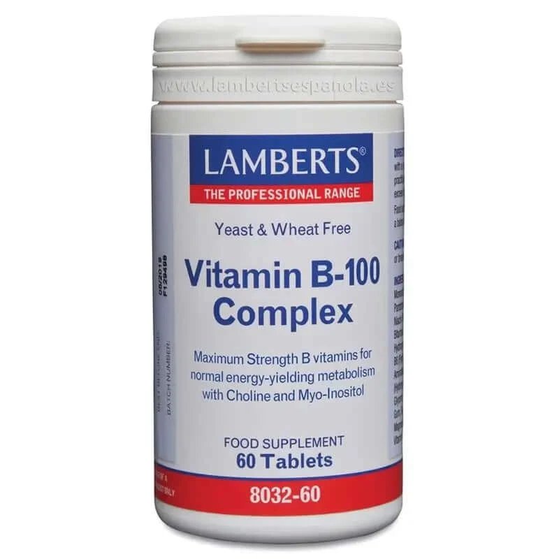 Lamberts Vitamina B-100 Complex , 60 capsule