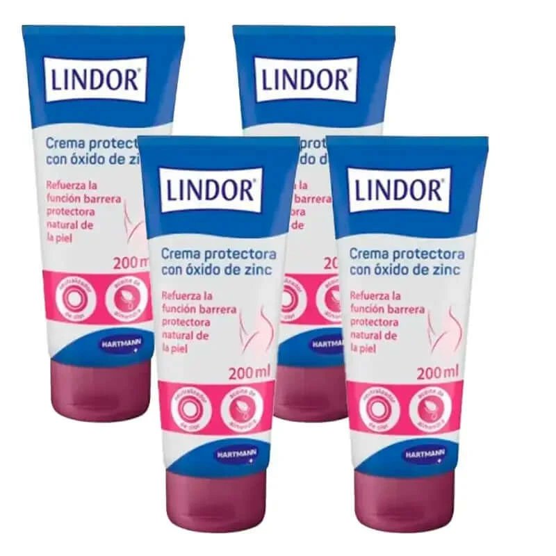 Cremă de protecție a pielii Lindor, pachet 4 x 200 ml