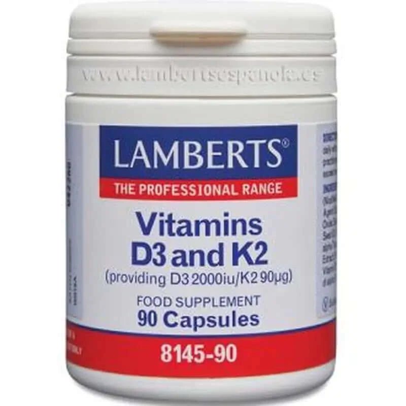Lamberts Vitamina D3 2000Ui+K2 90Mcg 90 Capsule