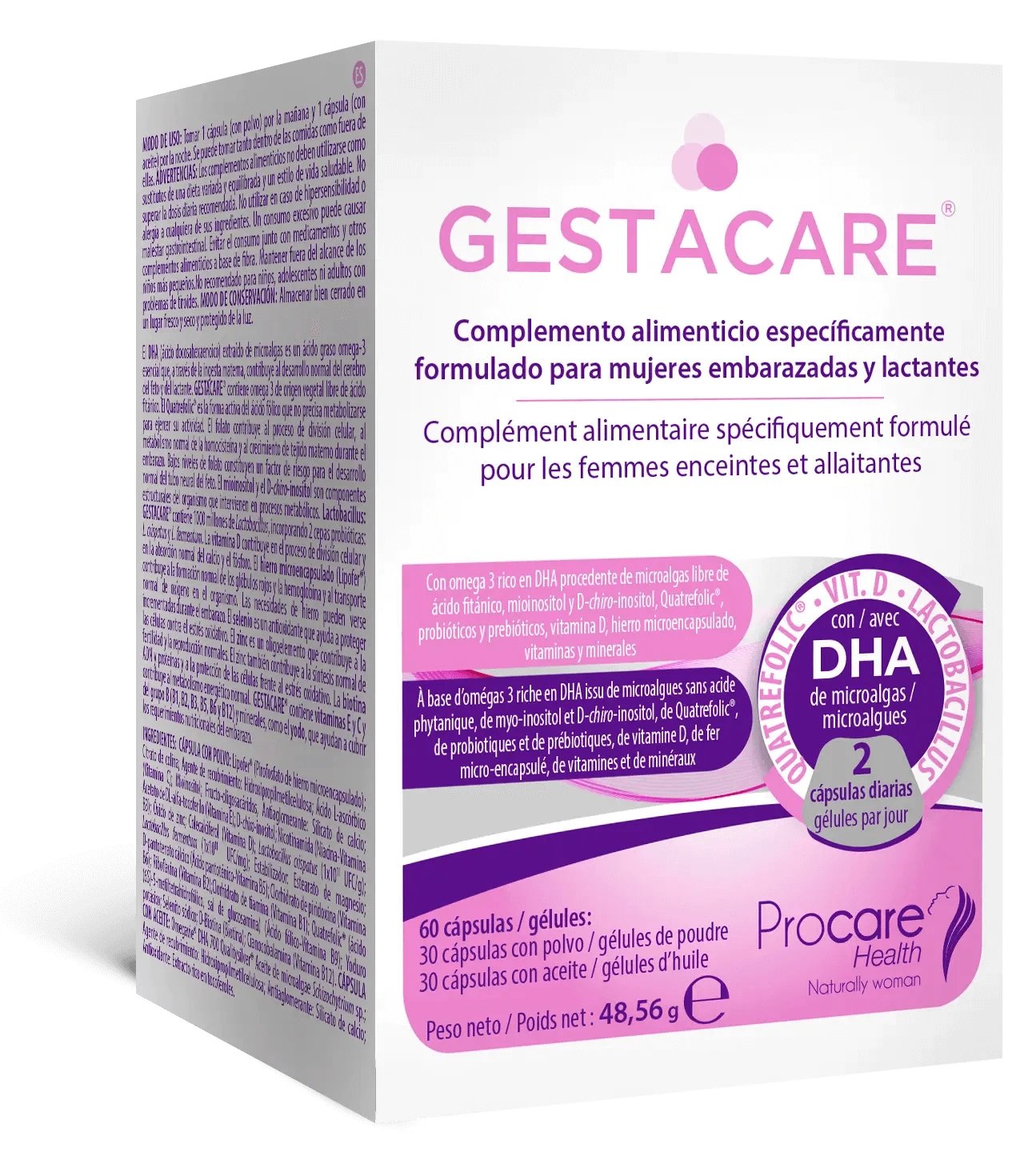 Gestacare, 60 capsule