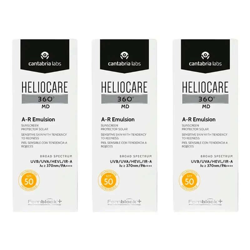 Heliocare 360º Md A-R Emulsie, 3 X 50 Ml