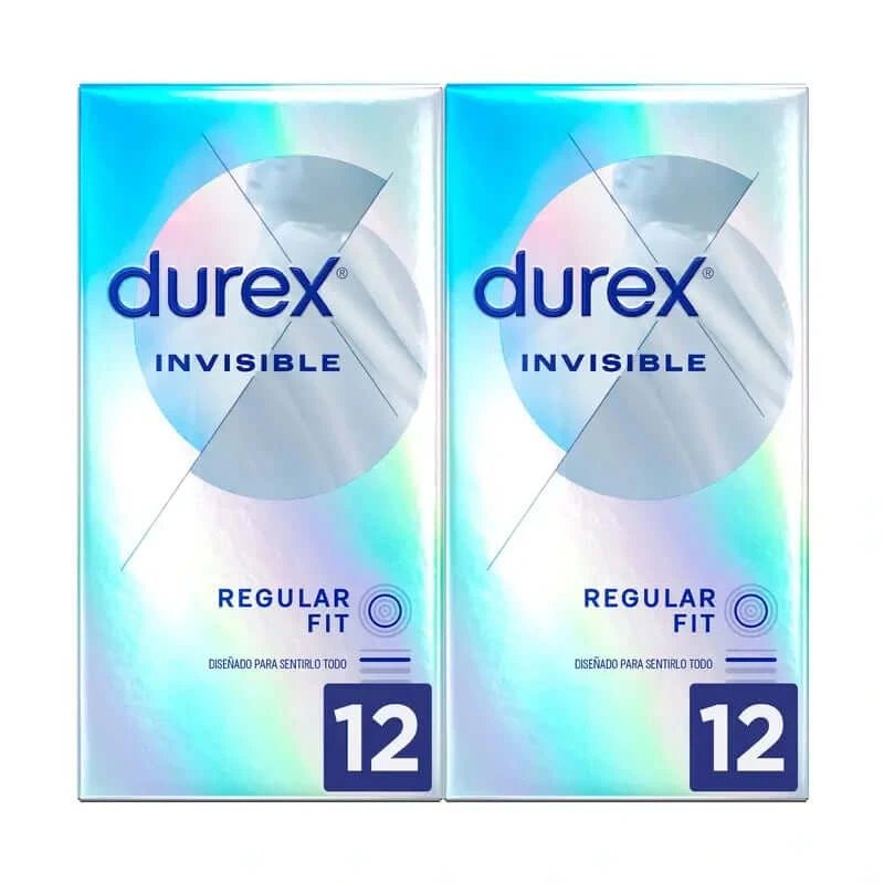 Prezervative Durex Pack Invisible Extra Sensitive 2x12 buc