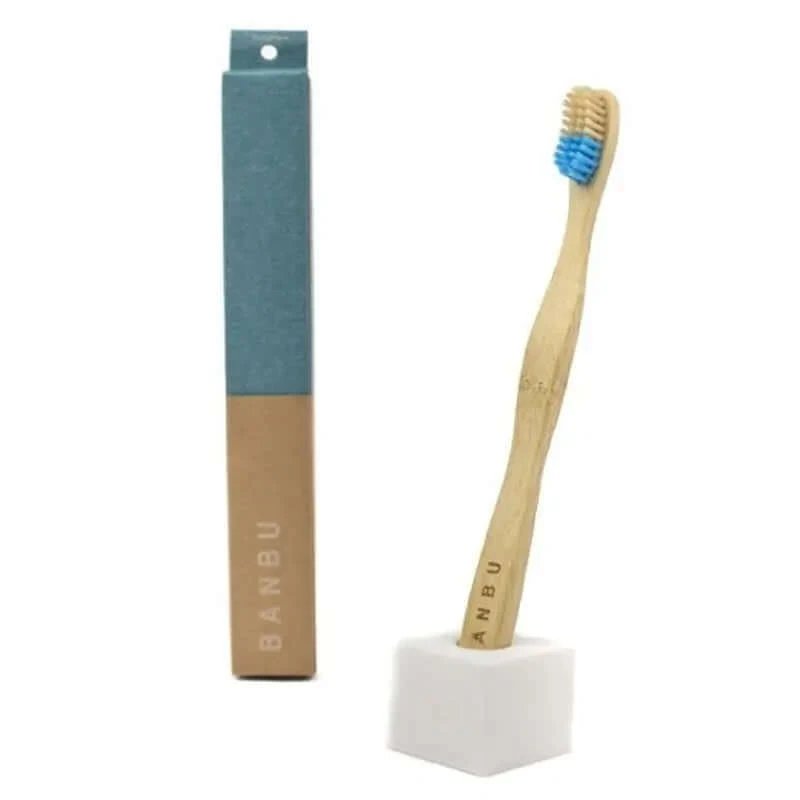 Periuță de dinți pentru adulți Banbu Medium Blue
