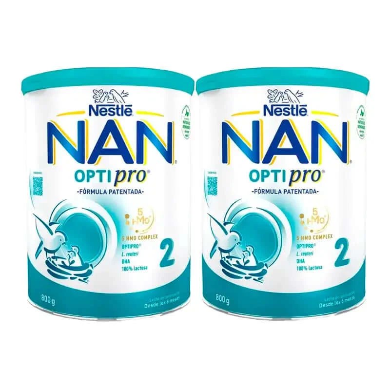Nestlé Nan Optipro 2 Formula de lapte, 2X800g