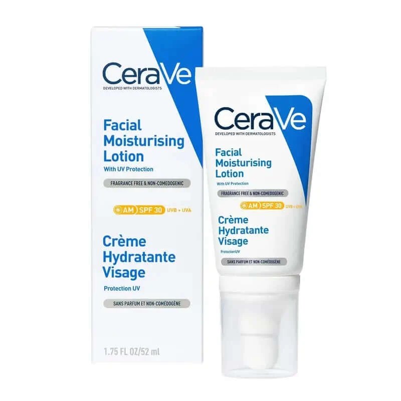 CeraVe Loțiune hidratantă pentru față SPF30, 52 ml