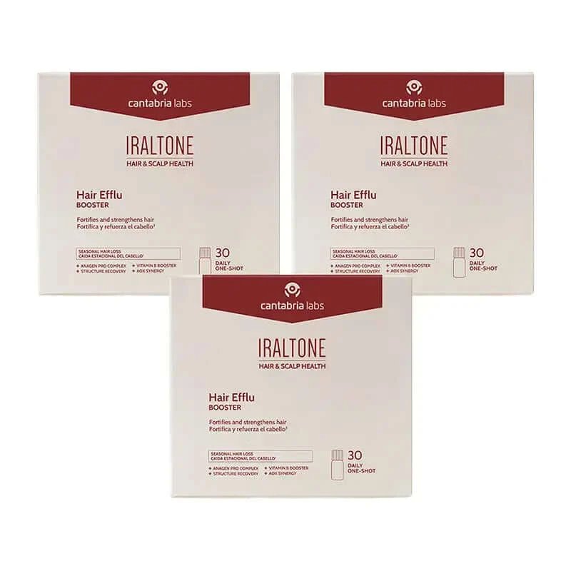 Iraltone Capillary Efflu Booster, pachet 3 , 90X15Ml