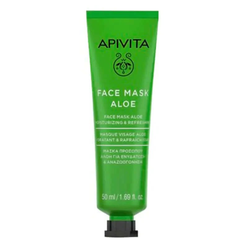 APIVITA Mască de față hidratantă hrănitoare cu Aloe 50 ml