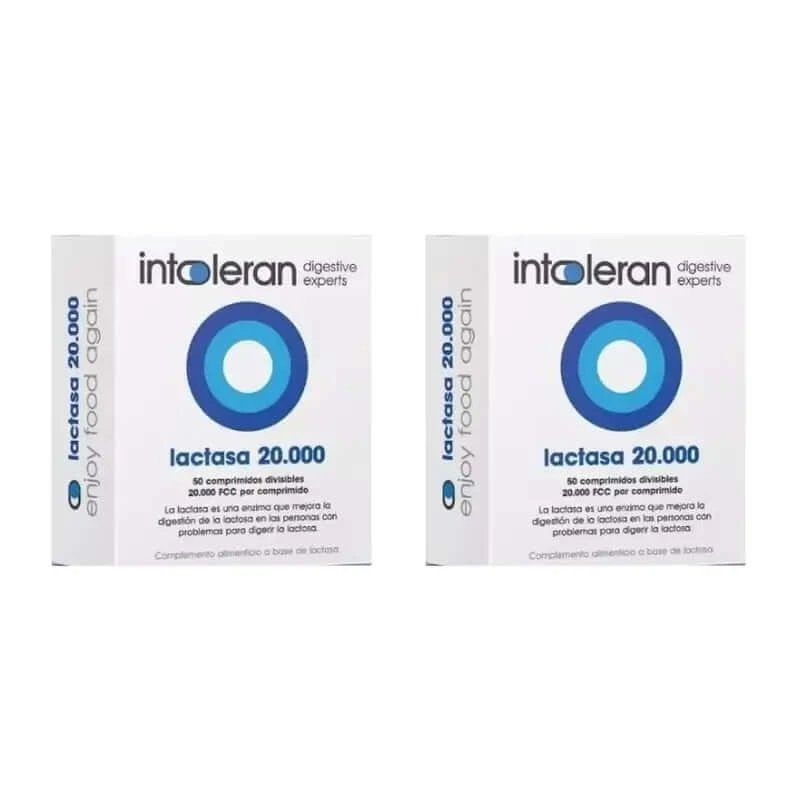 Intoleran Lactase 20000 Supliment alimentar , 2X50 tablete