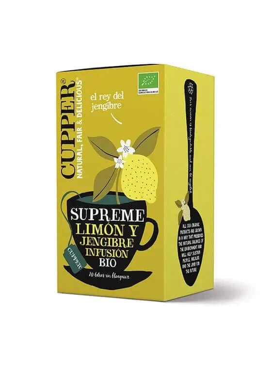 Infuzie Cupper Ginger Supreme Bio, 20 pungi