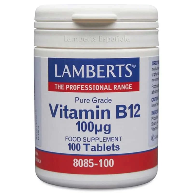 Lamberts Vitamina B12 , 100 comprimate
