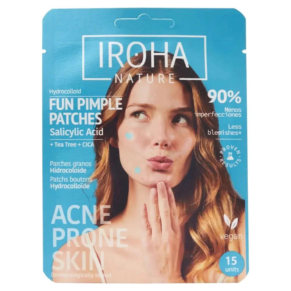 Iroha Nature Plasturi pentru piele grasă Granos Fun, 15 unități