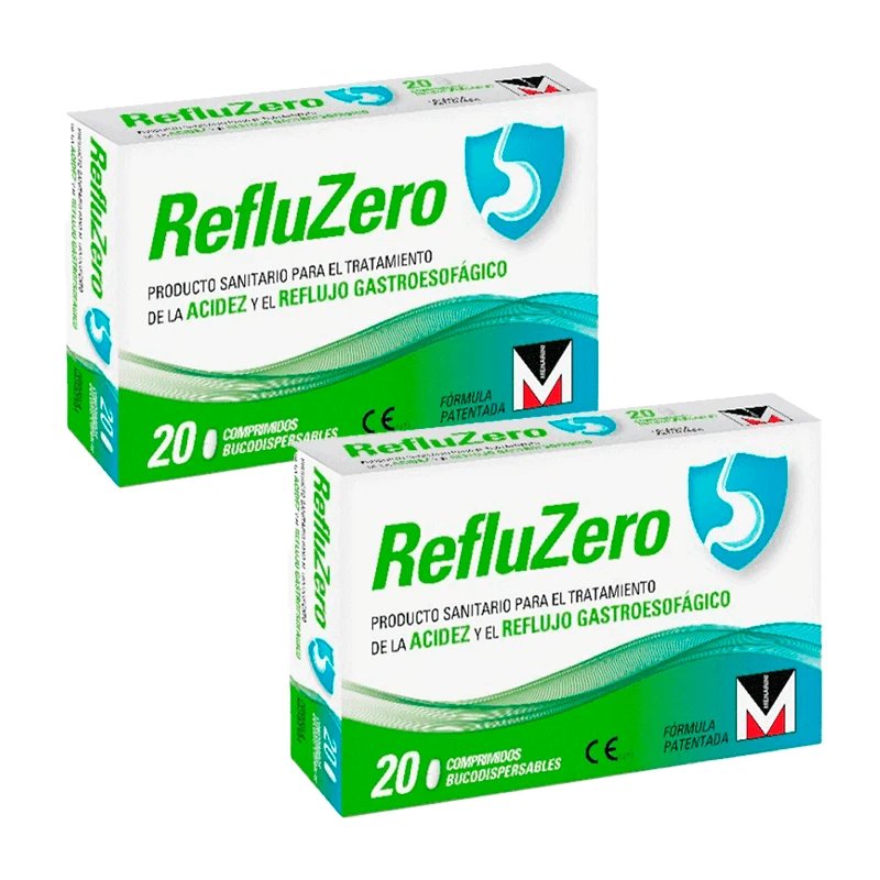 Refluzero Duplo Arsuri la stomac și reflux 2 x 20 comprimate
