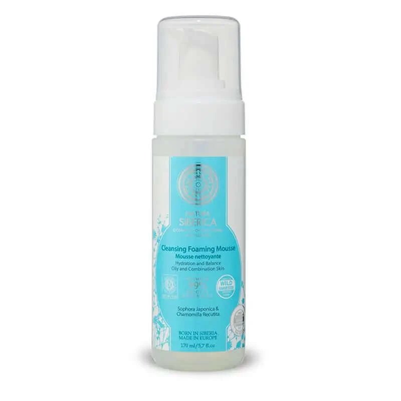 Natura Siberica Facial Care Mousse de curățare pentru ten gras și mixt Na, 150 ml
