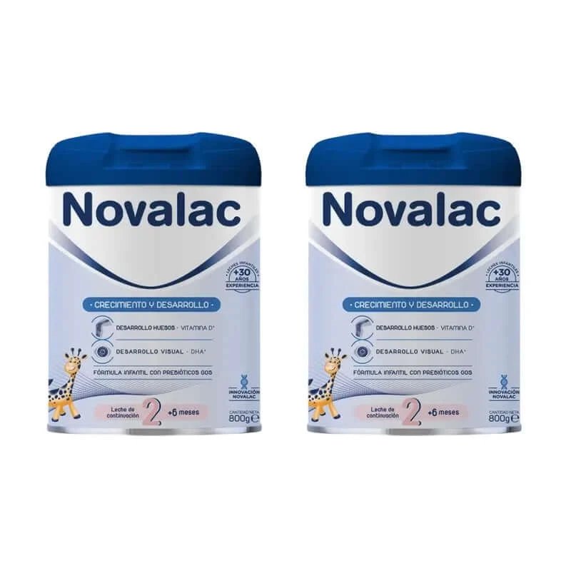 Novalac 2 Formula de lapte, pachet 2 X 800g