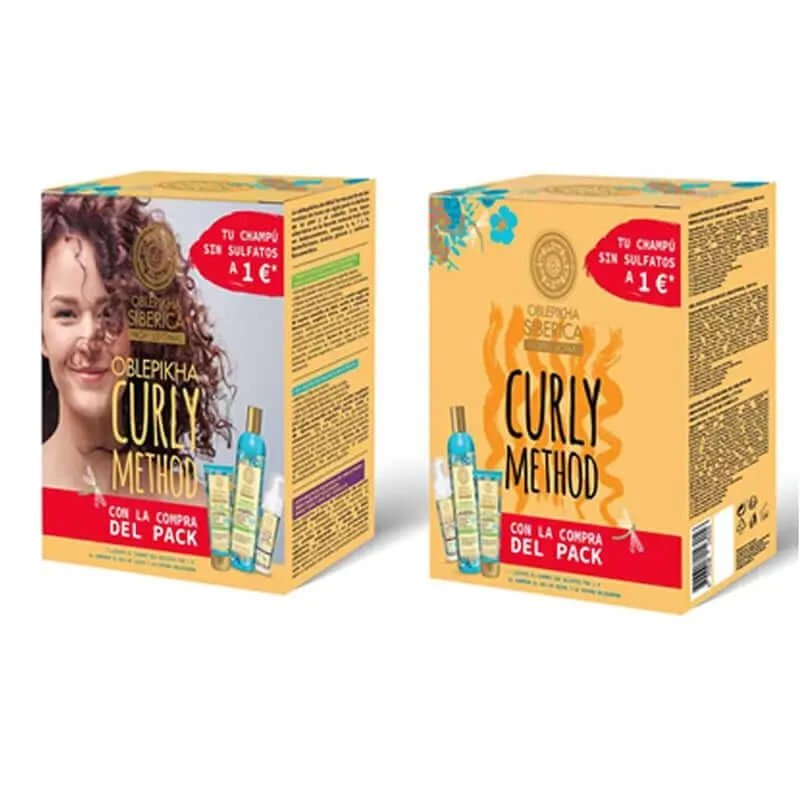 Natura Siberica Oblepikha Curly Oblepikha Set Șampon Curly Oblepikha+Curly Curl Gel+Na Mousse