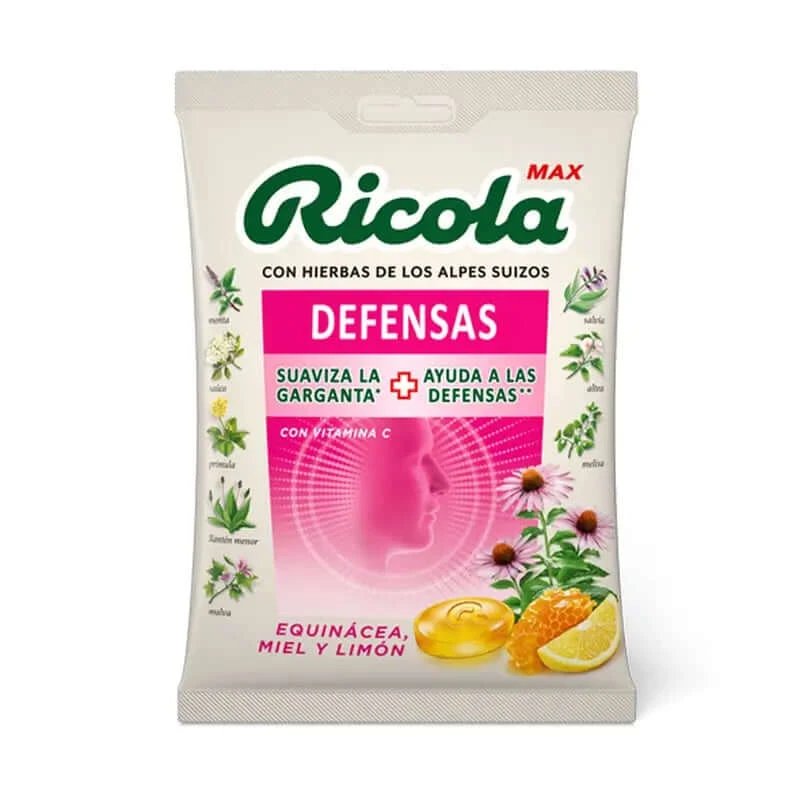 Ricola Max Bag Equinac Honey Lemon , 70 gr