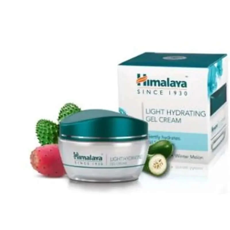 Gel cremă hidratantă pentru față Himalaya Light 50Ml.