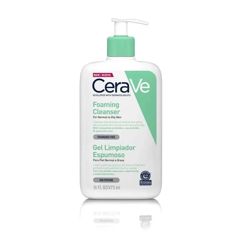 Gel spumant de curățare CeraVe, 473 ml