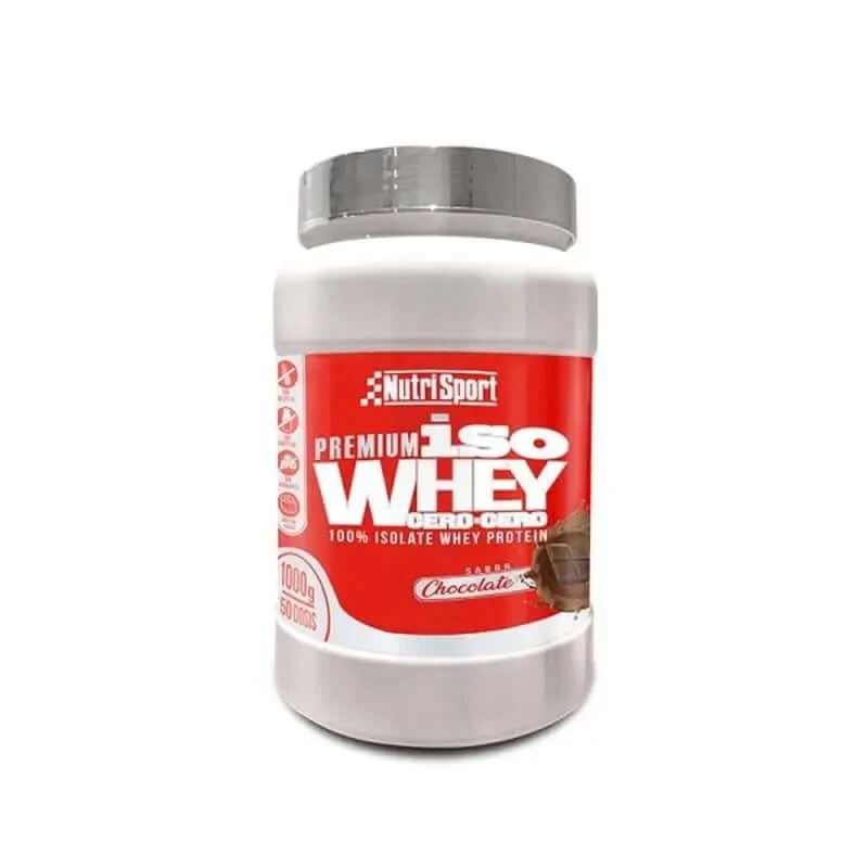 Nutrisport Iso Whey Zero Zero Ciocolată , 1 kg