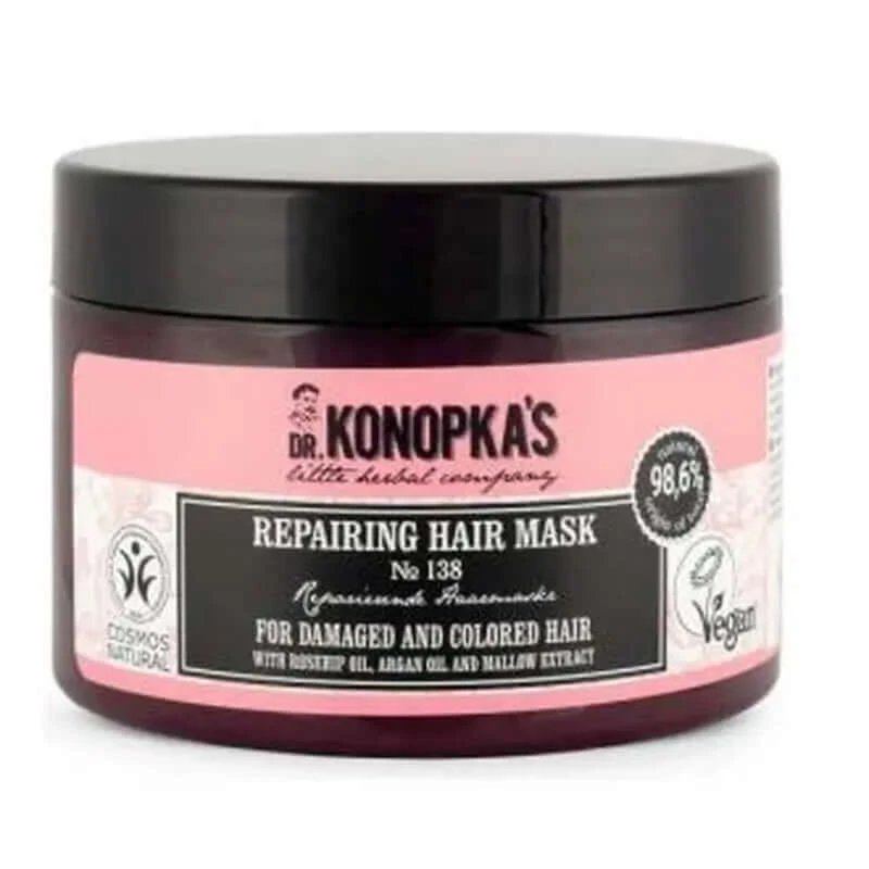 Mască reparatoare pentru păr deteriorat și vopsit Dr. Konopka'S 300Ml