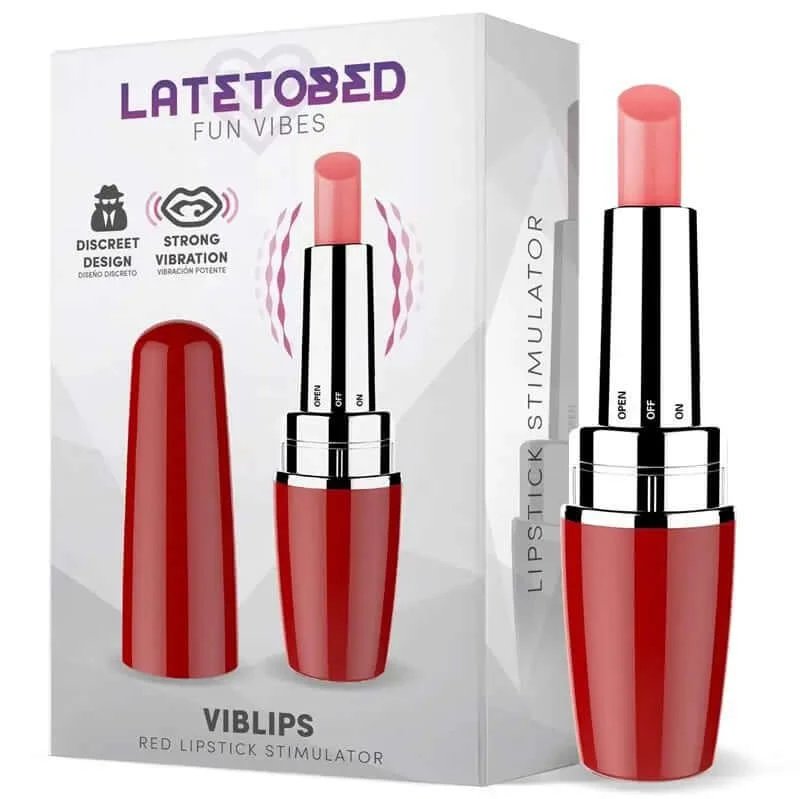 Latetobed Viblips Stimulator roșu ruj