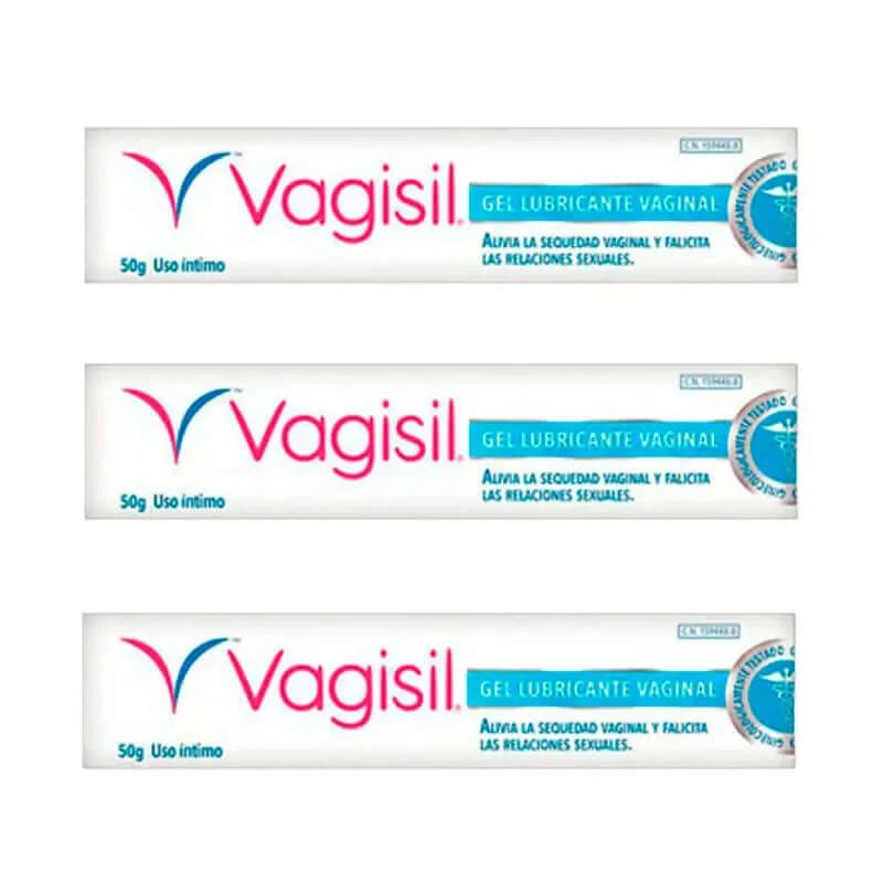 Pachet 3 Vagisil Gel lubrifiant vaginal, 50gr