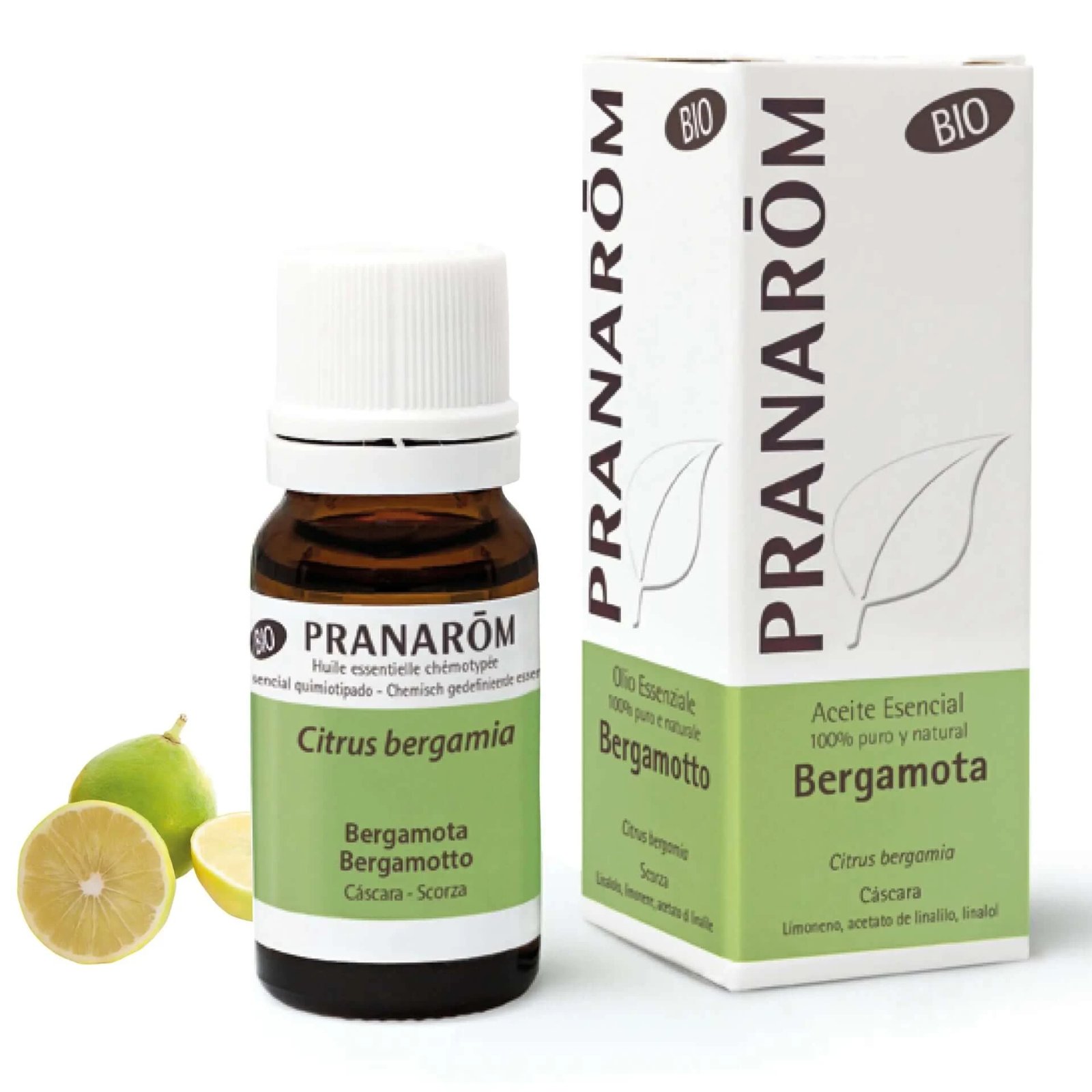 Pranarom Bergamot Ulei esențial Bio, 10ml
