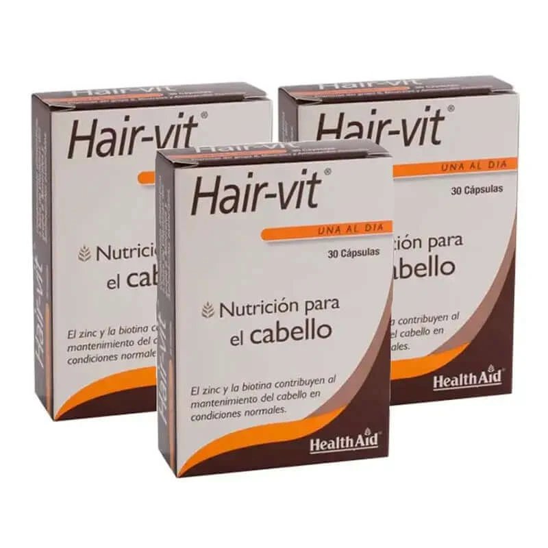 Health Aid Hair Vit, pachet 3 x 30 comprimate