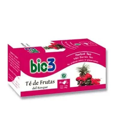 Bie3 Ceai de fructe de pădure 25 Filtre x 1,5 grame