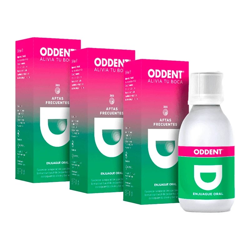 Oddent Triplicate clătire orală, 3 x 300 ml