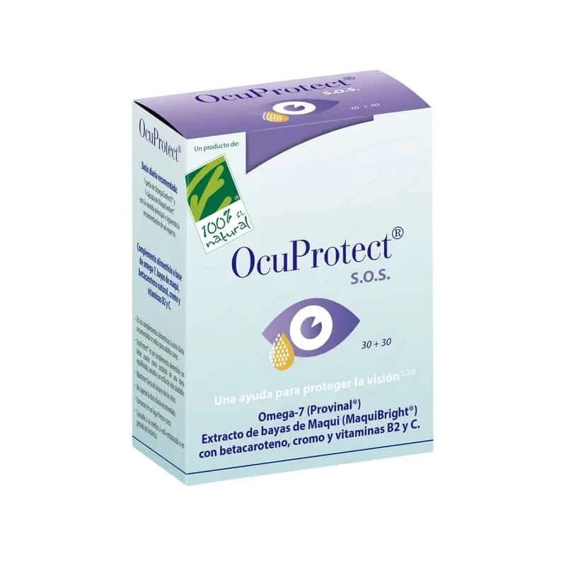 100%Natura Ocuprotect Omegaconfort7 + Maquiconfort , 30 capsule + 30 perle