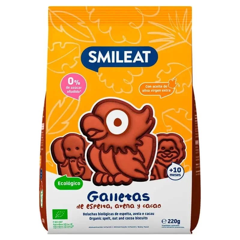 Smileat Cocoa Eco Biscuit , 220 gr