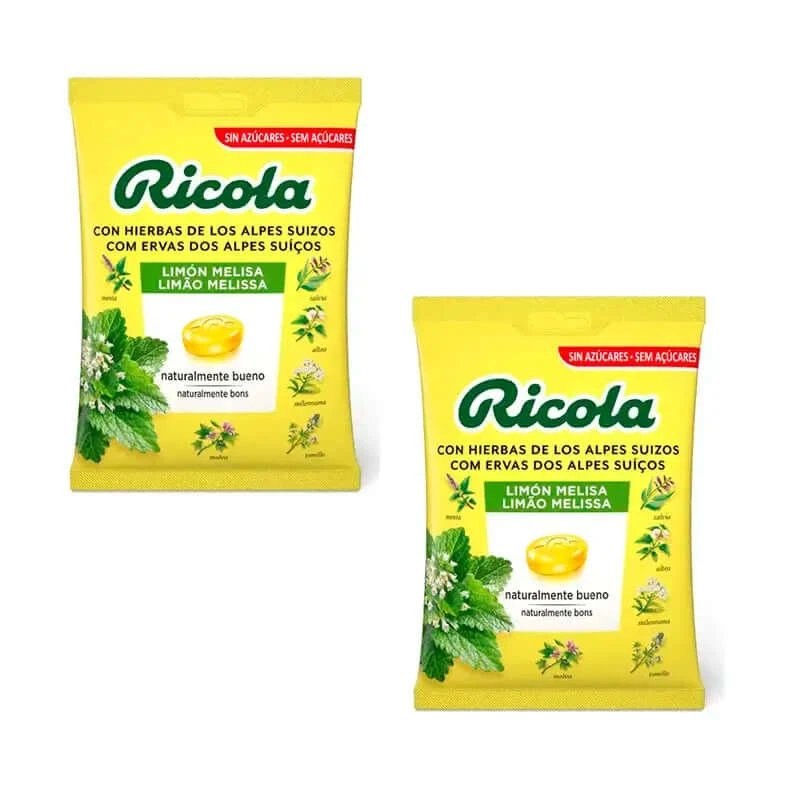 Ricola Bomboane fără zahăr Lemon Pack 2 x 70 G