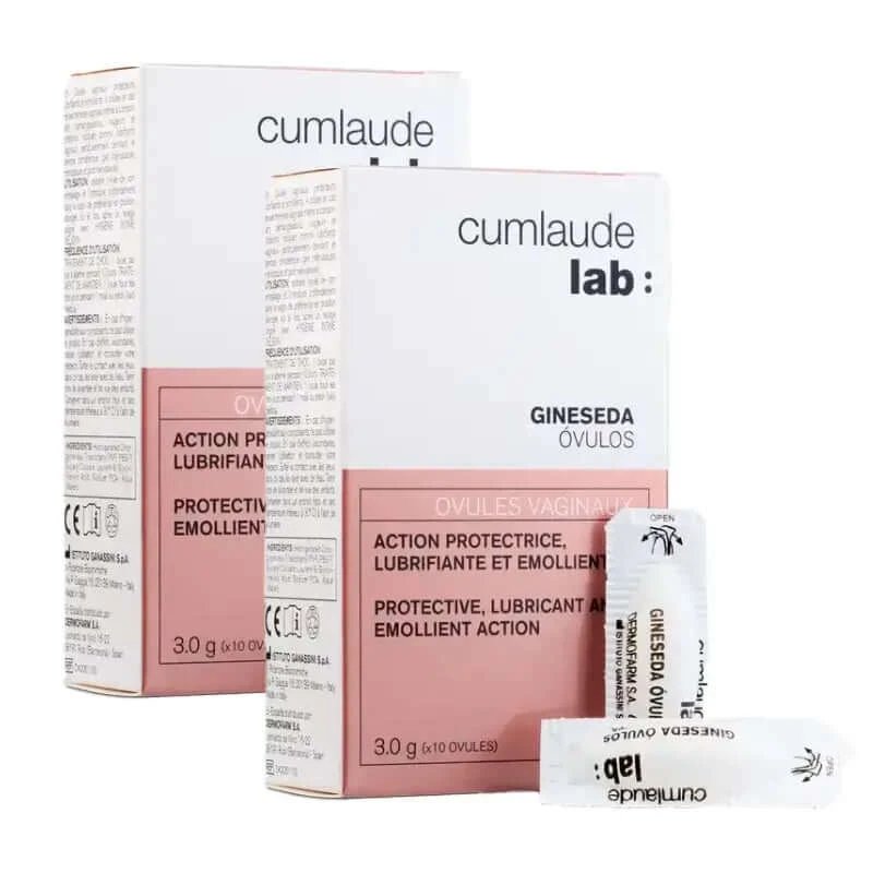Cumlaude Lab Gineseda Ovule vaginale protectoare, pachet 2 x 10 unități