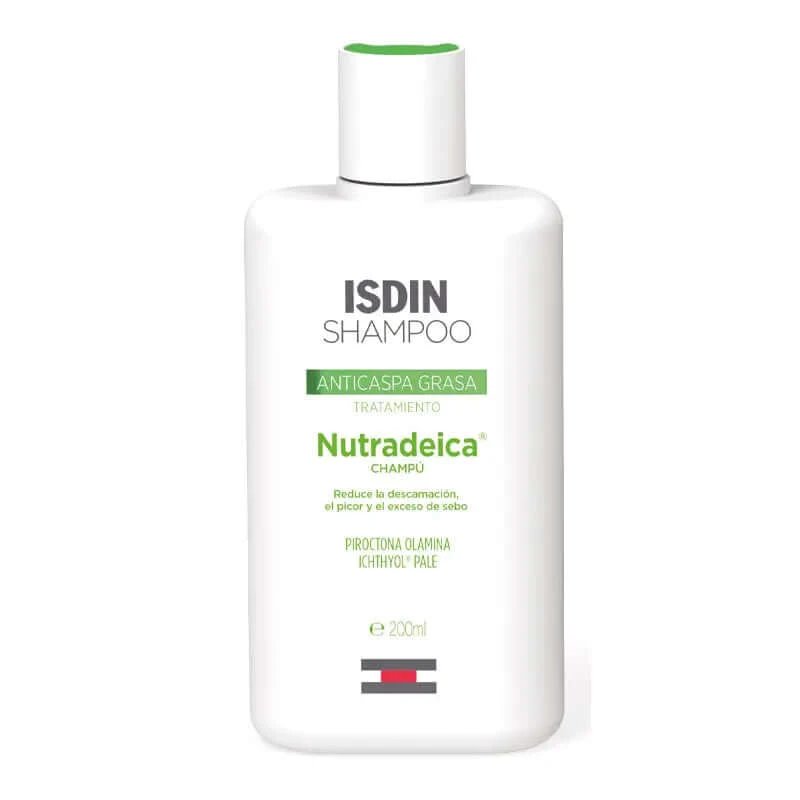 Isdin Nutradeica Șampon pentru mătreață uleioasă 200 Ml